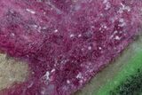 2.5" Polished Ruby In Zoisite Slice - Tanzania - #131388-1